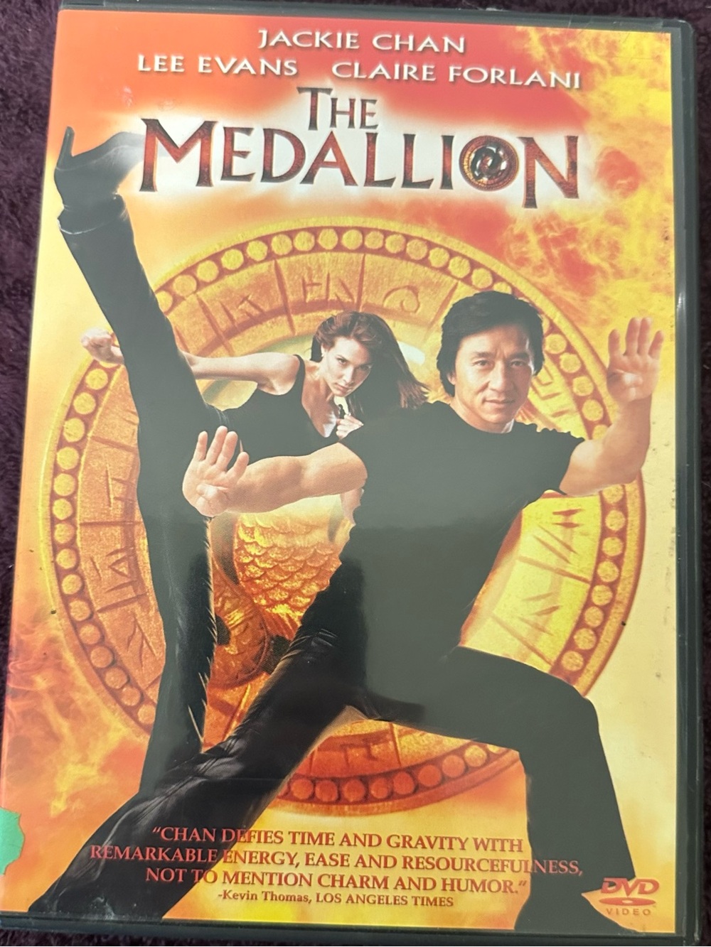 The Medallion DVD Jackie Chan movie martial arts action 88 minutes long